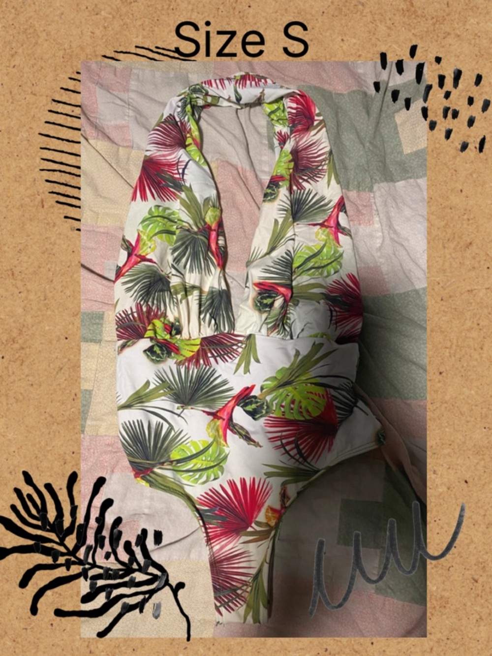 One Piece Swimsuit Size S 4-6
